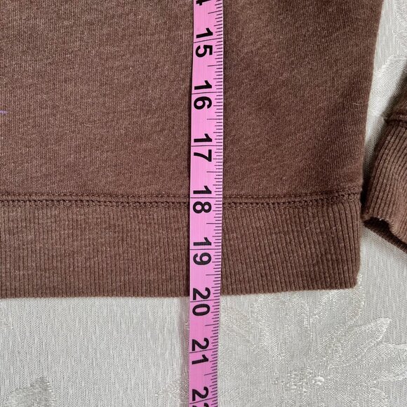 Aeropostale Cotton Blend Wide Neck Long Sleeve Sweater Sequin Tree Print XS - Picture 9 of 14